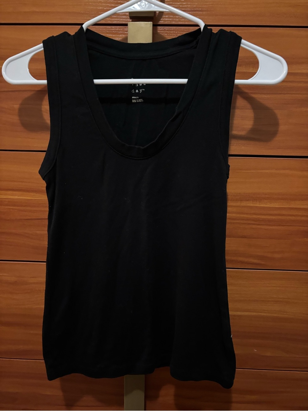 a new day Black Scoop Neck Tank Top